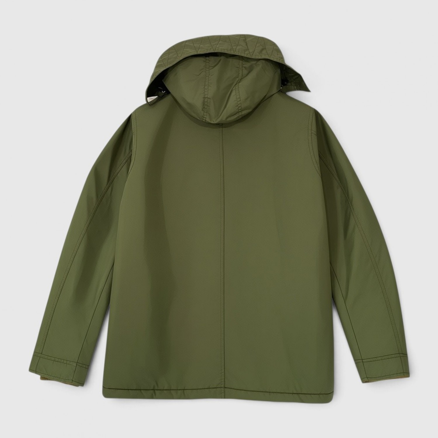 Ανδρικό Χακί Parka Μπουφάν με Κουκούλα / Pre-Owned